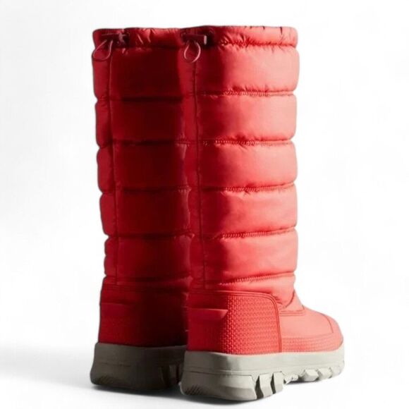 Hunter Women's Size 9 Red Intrepid Waterproof Tall Snow Boot - Picture 2 of 15